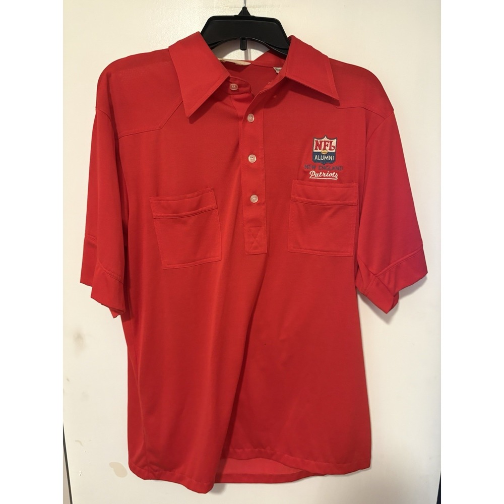 Vintage New England Patriots NFL Alumni Polo Shirt Size L